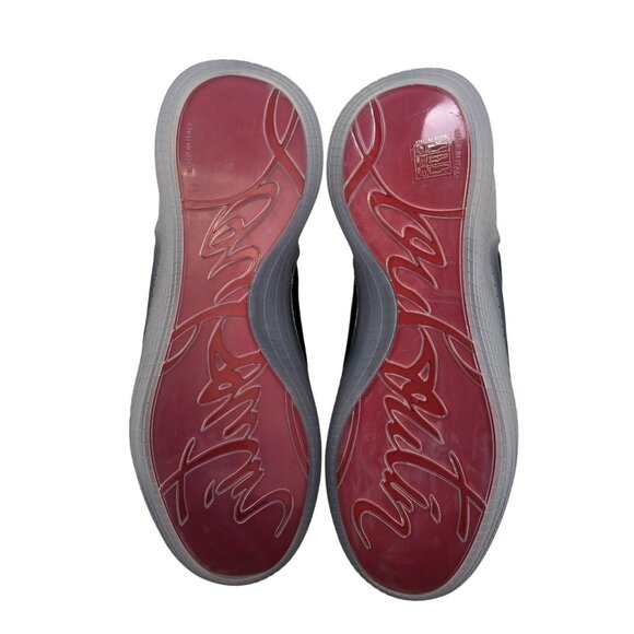 NWT/NIB Christian Louboutin Men's Arpoador Flat Black Sneakers Size 40/US Size 7 - Picture 11 of 14